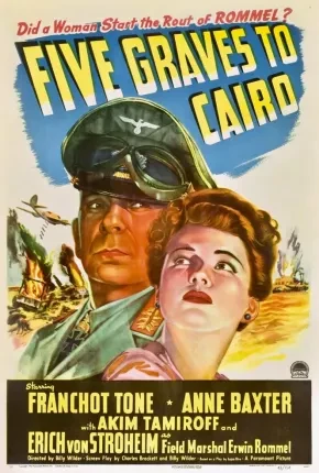 Cinco Covas no Egito Dublado e Dual Áudio  BluRay 1080p – Download [1943]