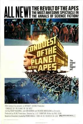Conquista do Planeta dos Macacos – Conquest of the Planet of the Apes Dublado e Dual Áudio Torrent BluRay 1080p – Download [1972]