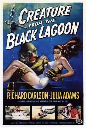 O Monstro da Lagoa Negra – Legendado  Torrent BluRay 1080p – Download [1954]