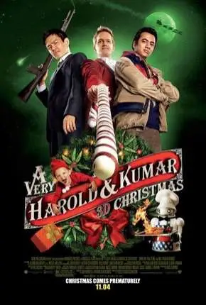 O Natal Maluco de Harold e Kumar Dublado e Dual Áudio Torrent BluRay 720p 1080p – Download [2011]