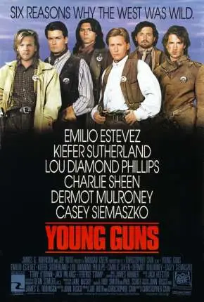 Os Jovens Pistoleiros – Young Guns Dublado e Dual Áudio Torrent BluRay 1080p – Download [1988]