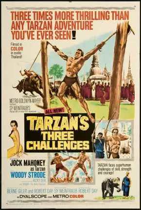 Os Três Desafios De Tarzan Dublado Torrent BluRay 1080p – Download [1963]